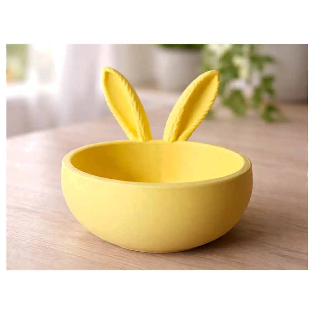 Easter Bunny Bowl Decor Bowl Holiday Bowl Rabbit Ears Creative Bowl Party Supplies