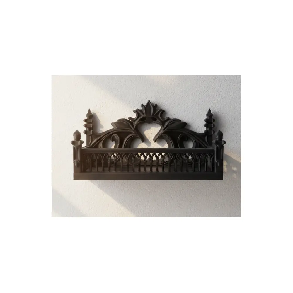 Cave Hanger Gothic Leaf Decor Hanging Ornament Wall Decoration Black Hanging Plants Decorative Ornament