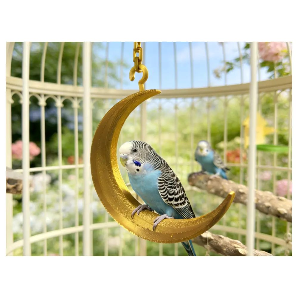 Parrot Swing Stand Toy Moon Multifunctional Toy Bird Toys Parts Repair
