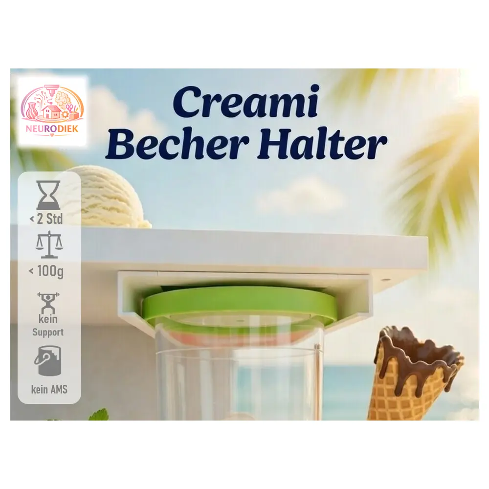 Ice Cream Maker Accessories Cup Holder Multi Purpose Container Ice Cream Making Tools