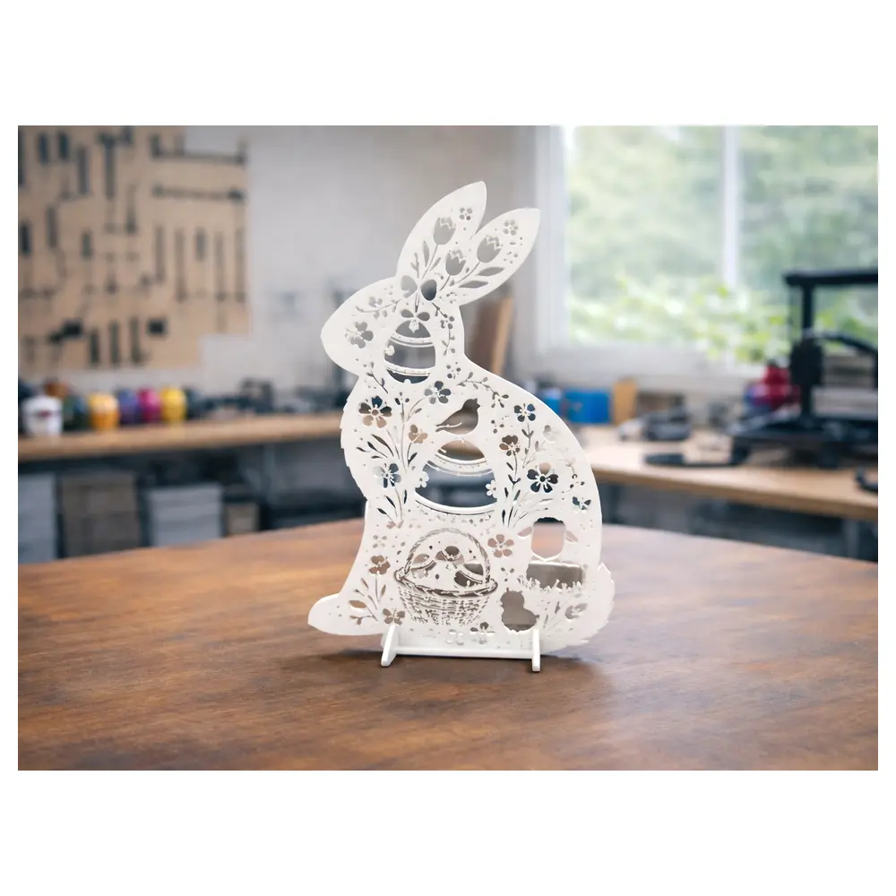 Easter Bunny Decoration Lace Rabbit Easter Decor Rabbit Toy Gift Easter Decoration