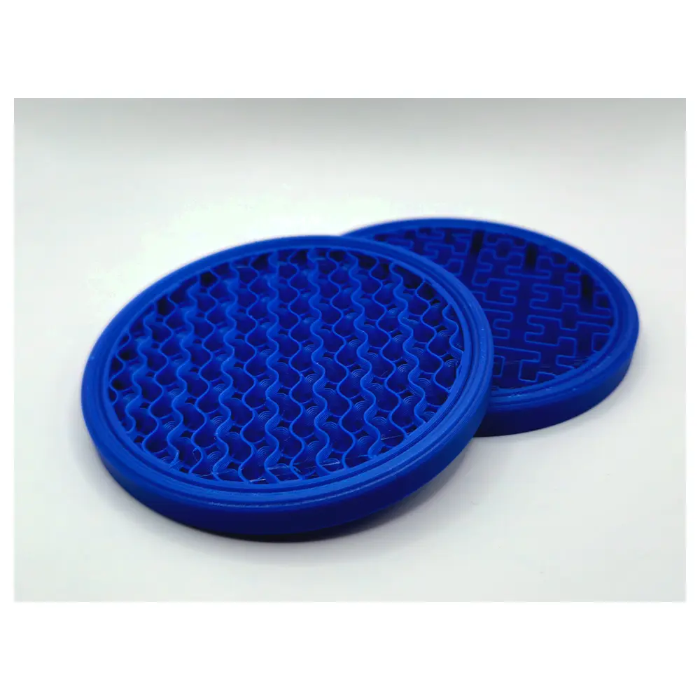 Pattern Coasters Creative Personalized Desktop Decor Gift Car Accessories Cup Holder Protection Rubber Coasters