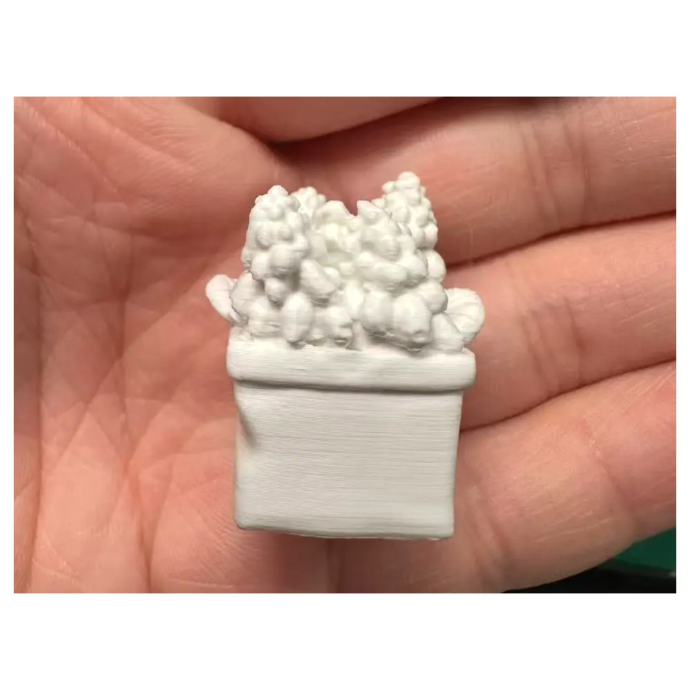 Sweet Alyssum Decor Small Flower Ornament Indoor Garden Potted Plant Artificial Flowers Succulents Green Plants