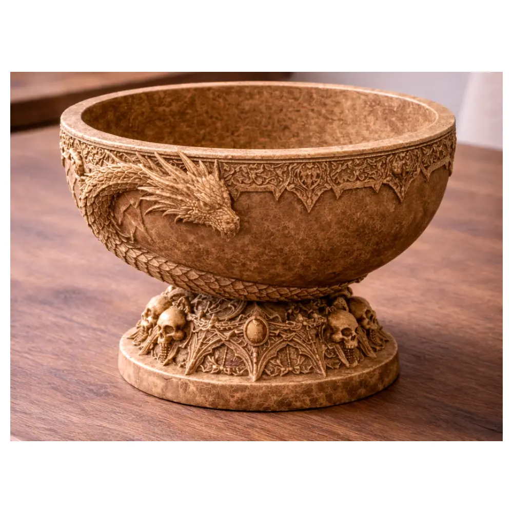 Dragon Shape Fantasy Bowl Ceramic Dinnerware Home Tableware Kitchenware Bowls Plates Practical Bowls