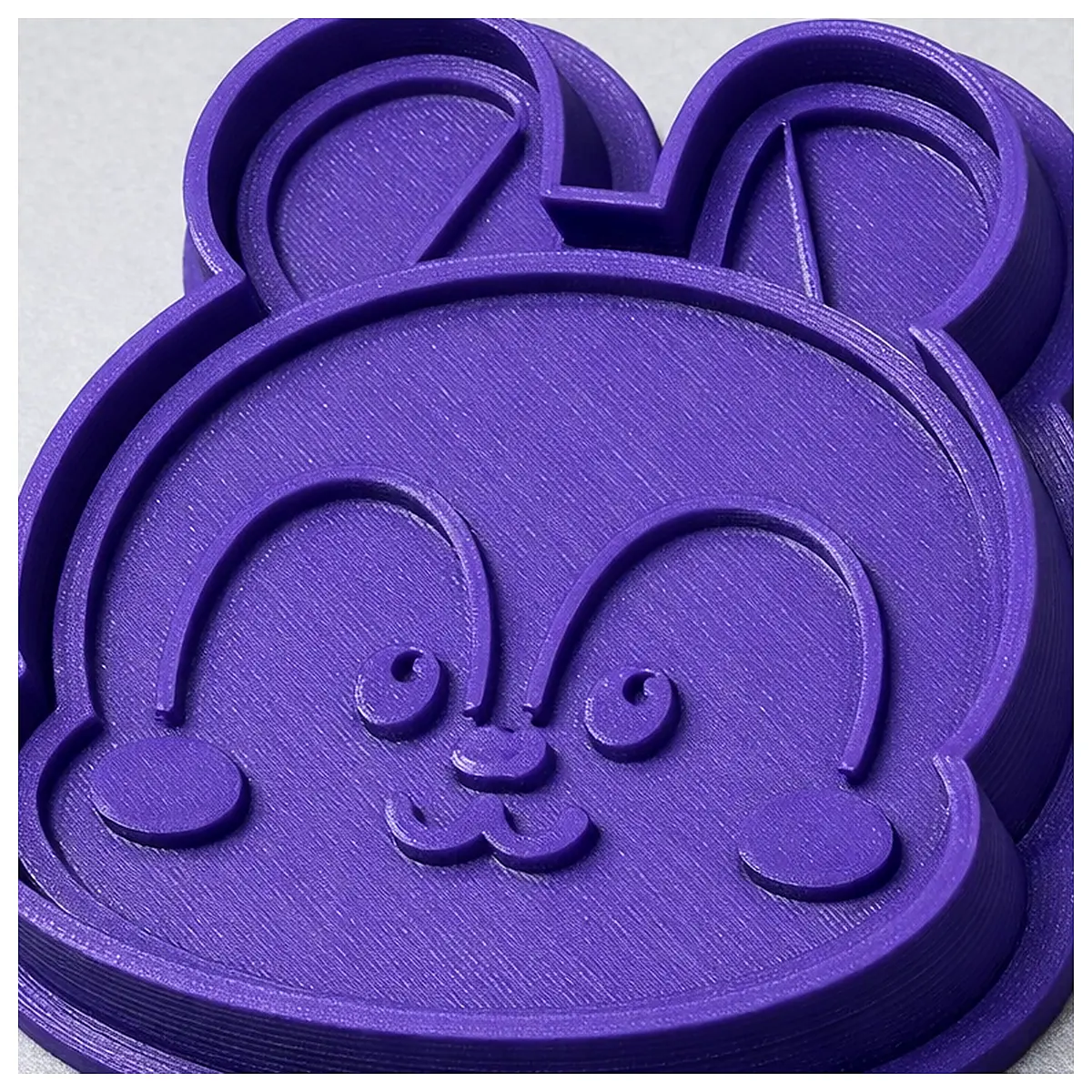 BT21 Raccoon Cookie Cutter 3D Cartoon Cute Raccoon Toy Slice Baking DIY Cookie Cutter