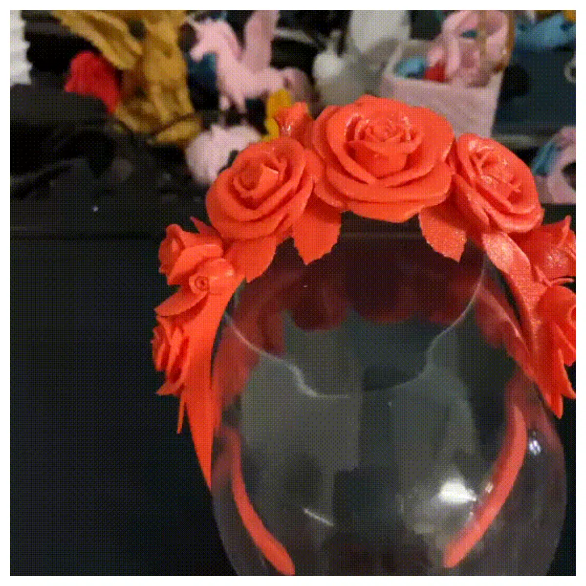 Rose Hair Flower Headband Women s Accessory Wedding Party Decoration Artificial Flower Headpiece Her