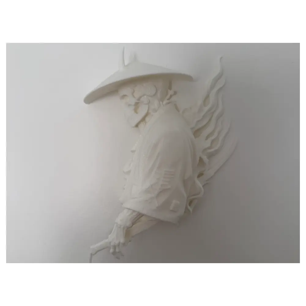 Samurai Skeleton Wall Decor Wall Art Decoration Wall Hanging Zen Decor Room Decor Skull Wall Panel