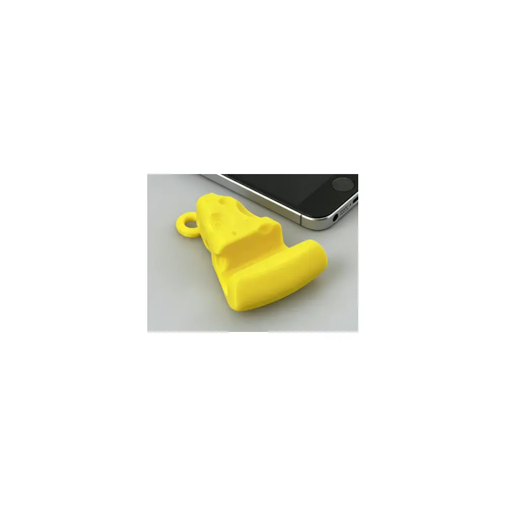 Cheese Key Chain Phone Stand Portable Mini Phone Stand Mobile Phone Holder Accessory Support Stand