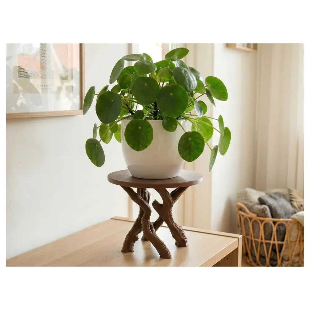 Organic Tree Shaped Planter Stand Resin Planter Support Desktop Plant Holder Flower Pot Base Support