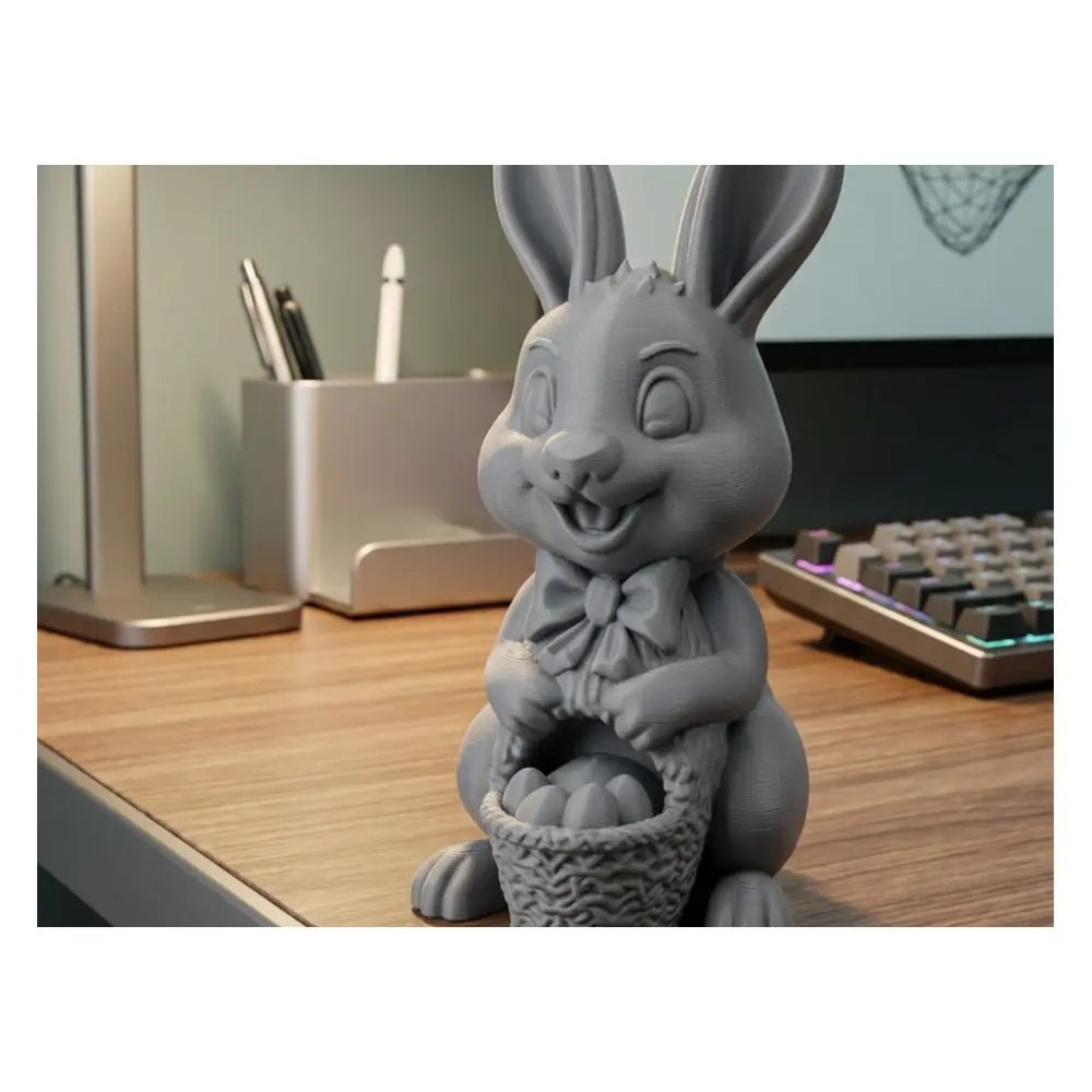 Cute Easter Bunny Toy Basket Festive Decorations Gift Basket Surprise Gift Toy