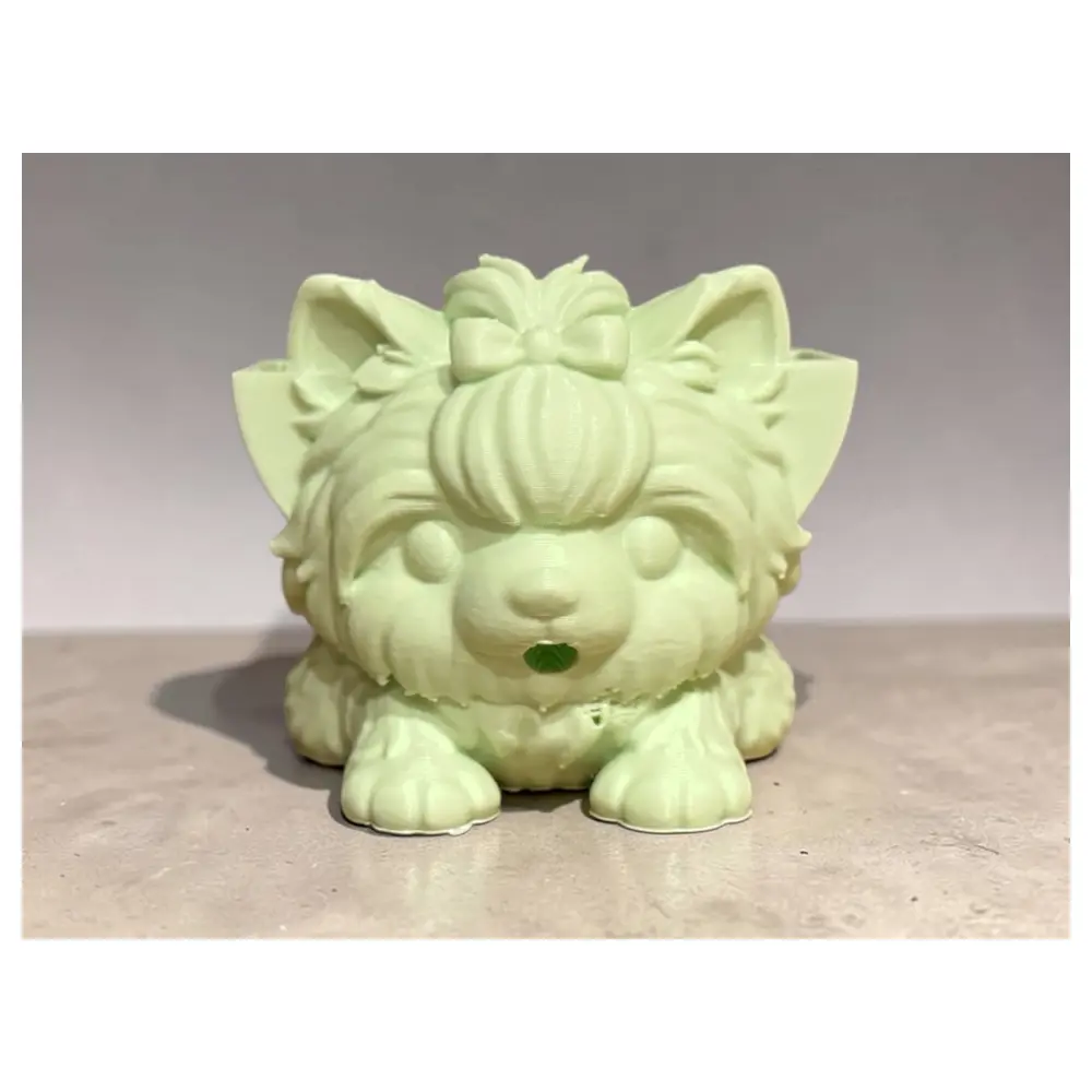 Pixie Yorkshire Terrier Stand Dog Bowl Holder Pet Food Dish Water Bowl Stand Stable Universal