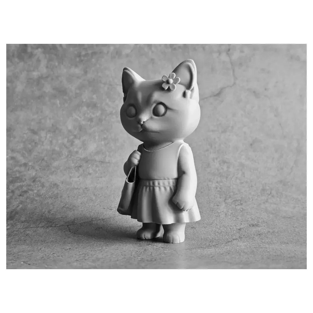 Outdoor Kitten Figurine Toy Decoration Display Piece Pet Model Cute Creative Gift