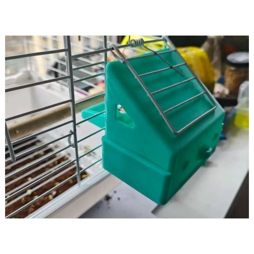 Parrot Food Box Separated Bird Feeder Removable Automatic Feeder Bird Food Cage Accessories