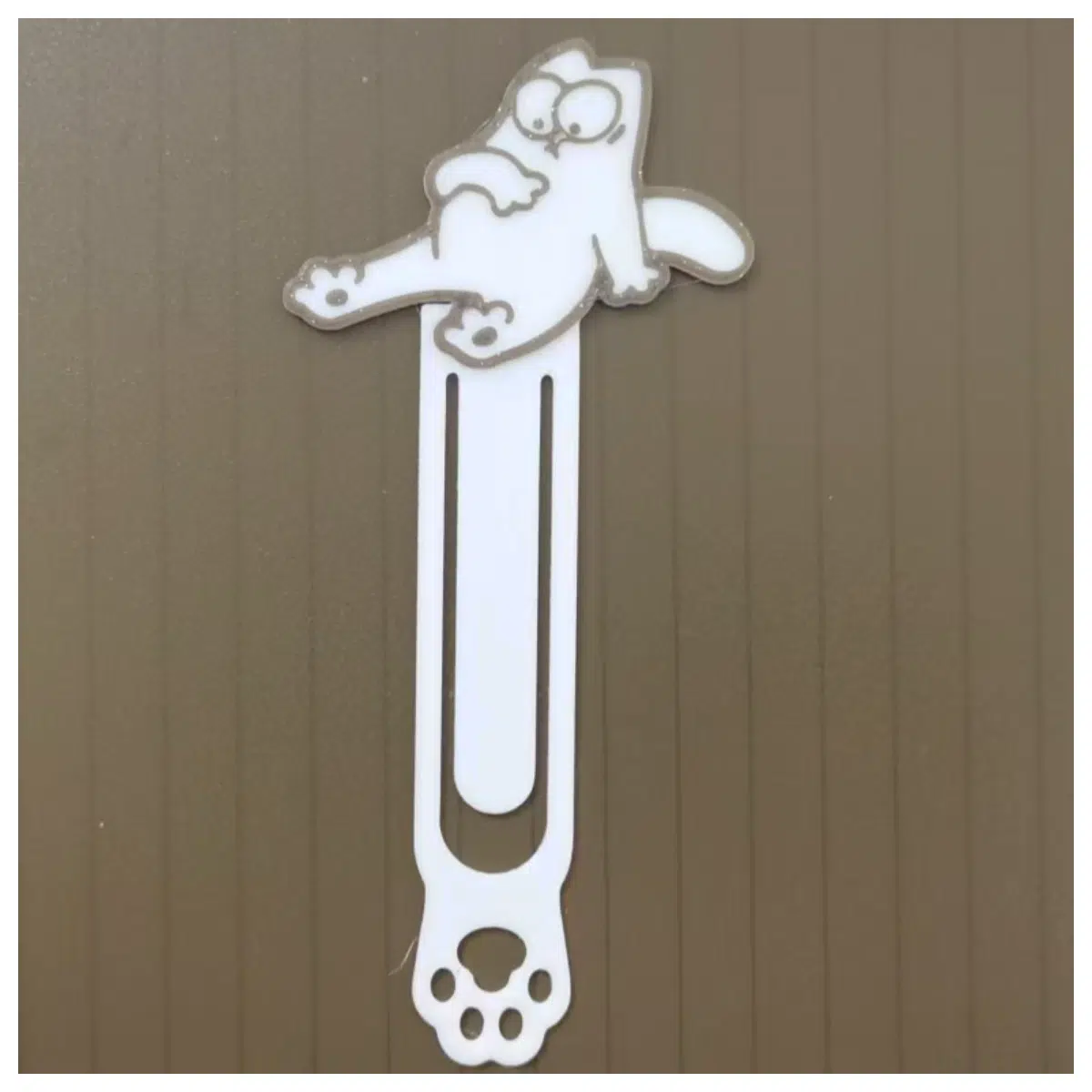 Hungry Cat Bookmark Cute Cartoon Book Mark Paper Bookmark Student Gift Reading Accessory