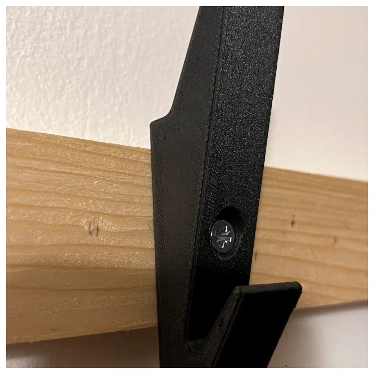 Wall Mounted Double Layer Coat Hooks Space Saving Hooks Hanging Storage Indoor Decor