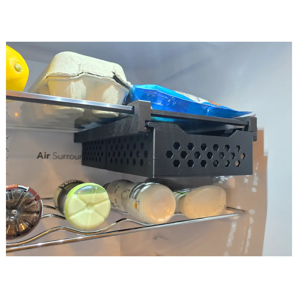 Under Fridge Shelf Baskets Organizer Drawer Dividers Kitchen Storage Baskets Multi Purpose Shelving