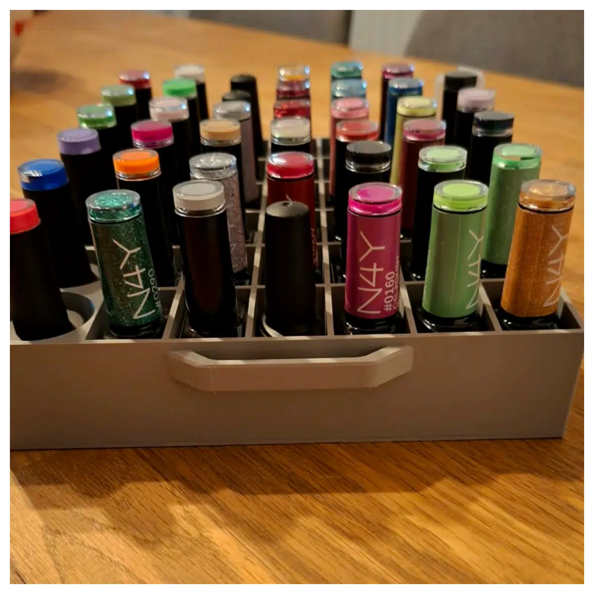Nail Polish Organizer Storage Rack Multi Tiered Display Shelf Nail Polish Holders Accessory Organizer