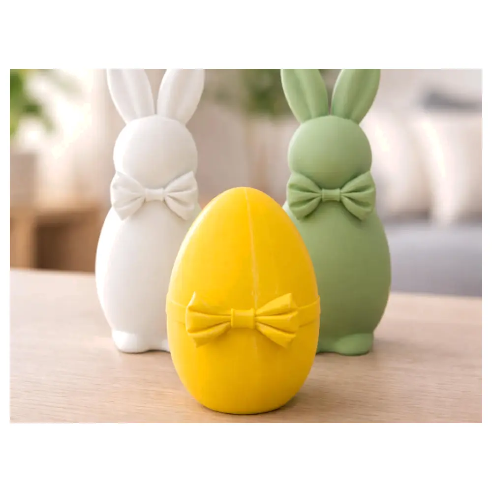 Easter Egg Decor DIY Ribbon Bows Easter Decorations Candy Eggs Festive Accessories Craft Supplies Holiday Gift