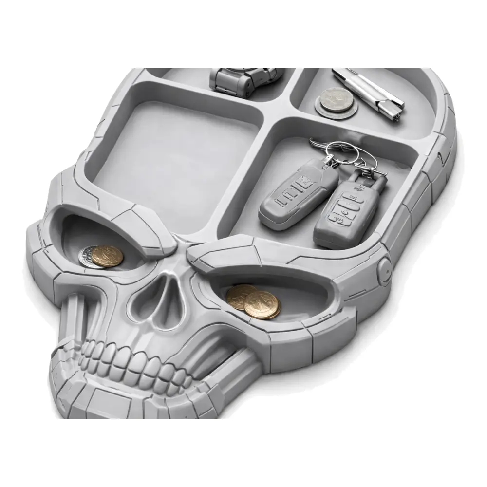 Skull Dish Decor Gothic Horror Theme Display Skull Bones Horror Collection Decoration
