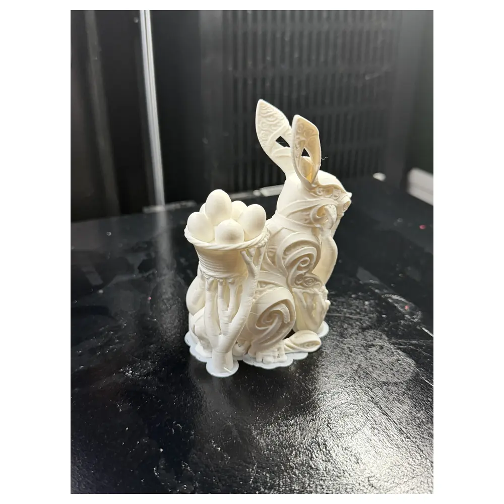 Realistic Rabbit Toy Silk Fur Pet Model Interactive Electronic Toy Puzzle Gift
