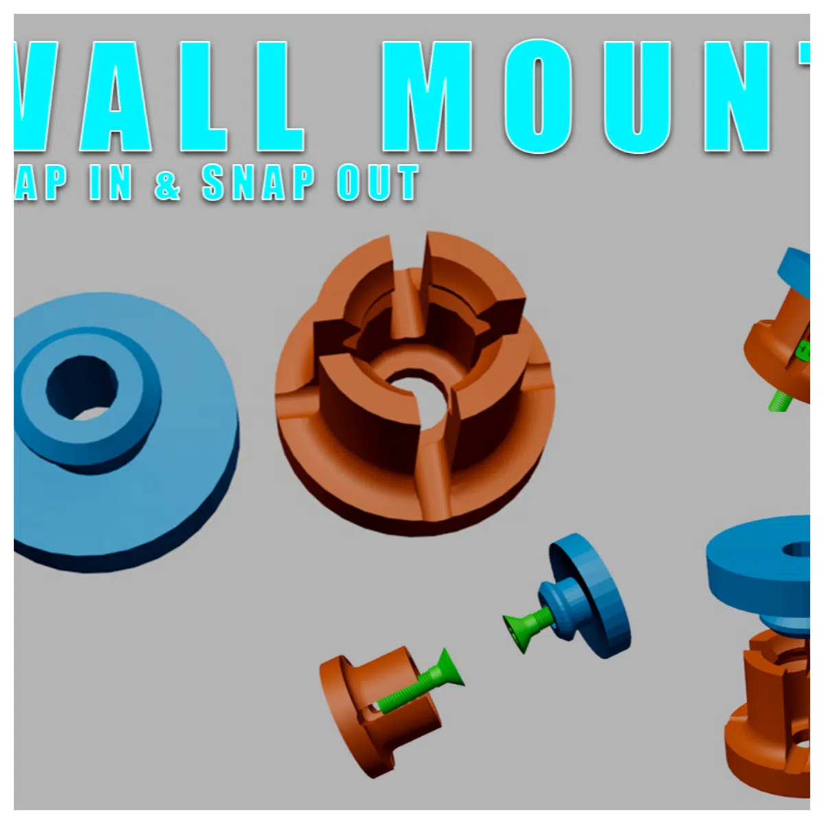 Clip Wall Brackets Wall Mounting Hardware Wall Decor Accessories Wall Fixings Installation Brackets