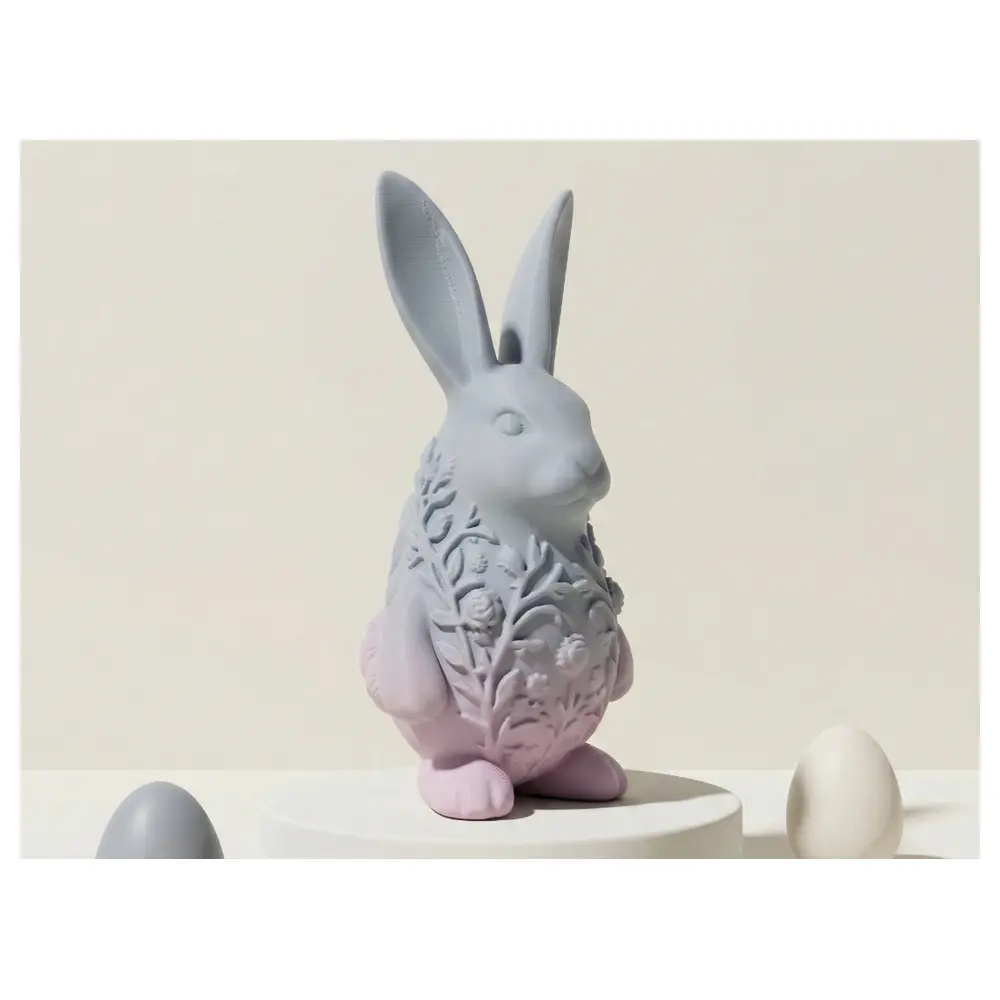Modern Floral Easter Bunny Spring Decor Floral Decorations Flower Art Easter Festival