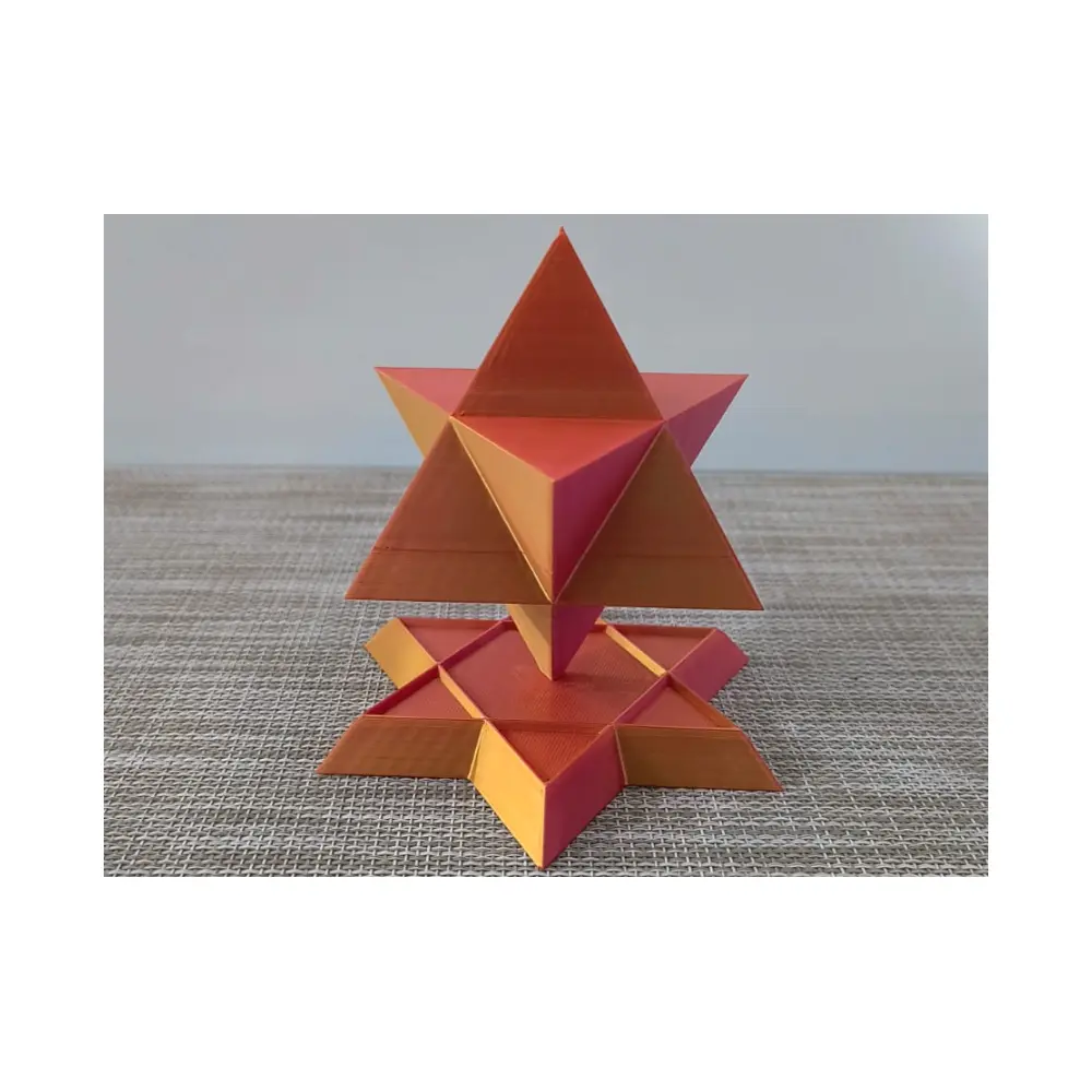 Star Shaped Octahedron David Model 3D Model Toy Collection Decoration Figurine Star Model