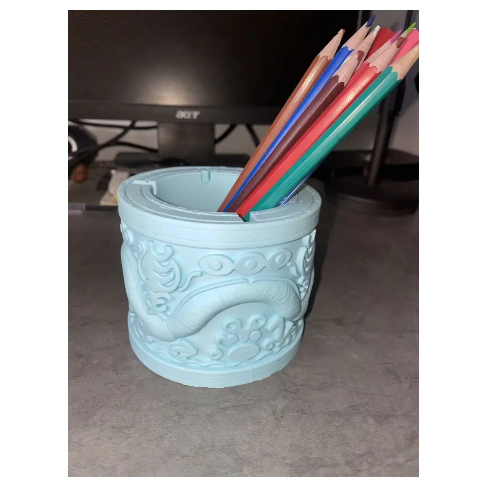 Large Capacity Pen Holder Panlong Desk Organizer Storage Supply Holder Stationery Bulk Multi Function