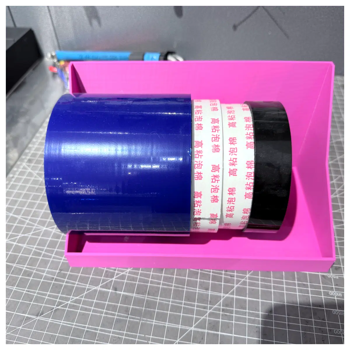 Tape Organizer Box Storage Box Creative Organizer Multi Function Box Home Storage Solutions Adhesive Tape Storage