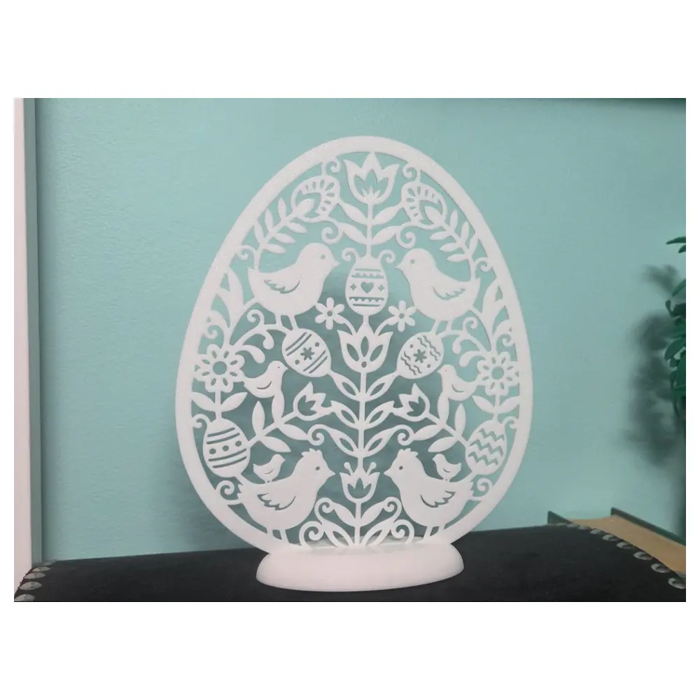 Easter Eggs Lace Decor Elegant Festive Decorations Crafting Ideas Ornament