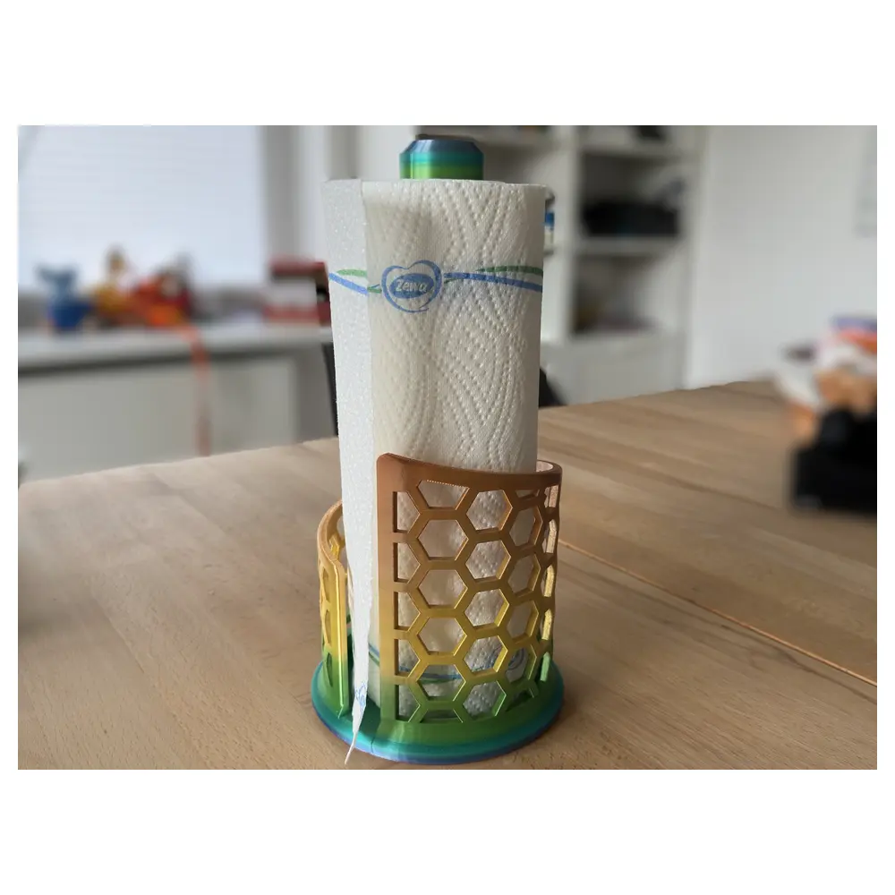 Kitchen Paper Towel Holder Roll Dispenser Wall Mounted Storage Shelf Organizer