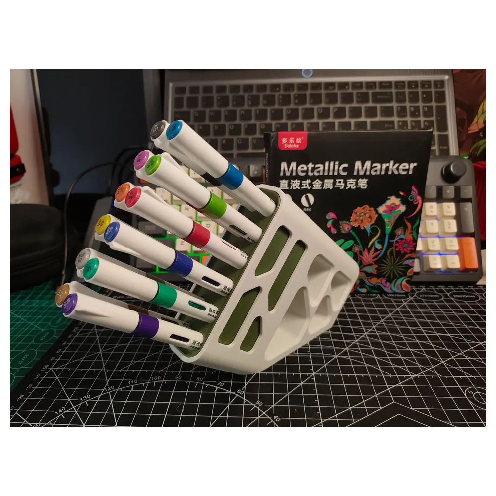 Marker Storage Rack Pen Holder Desk Organizer Art Supplies Storage Solution Creative Holder Multi Purpose