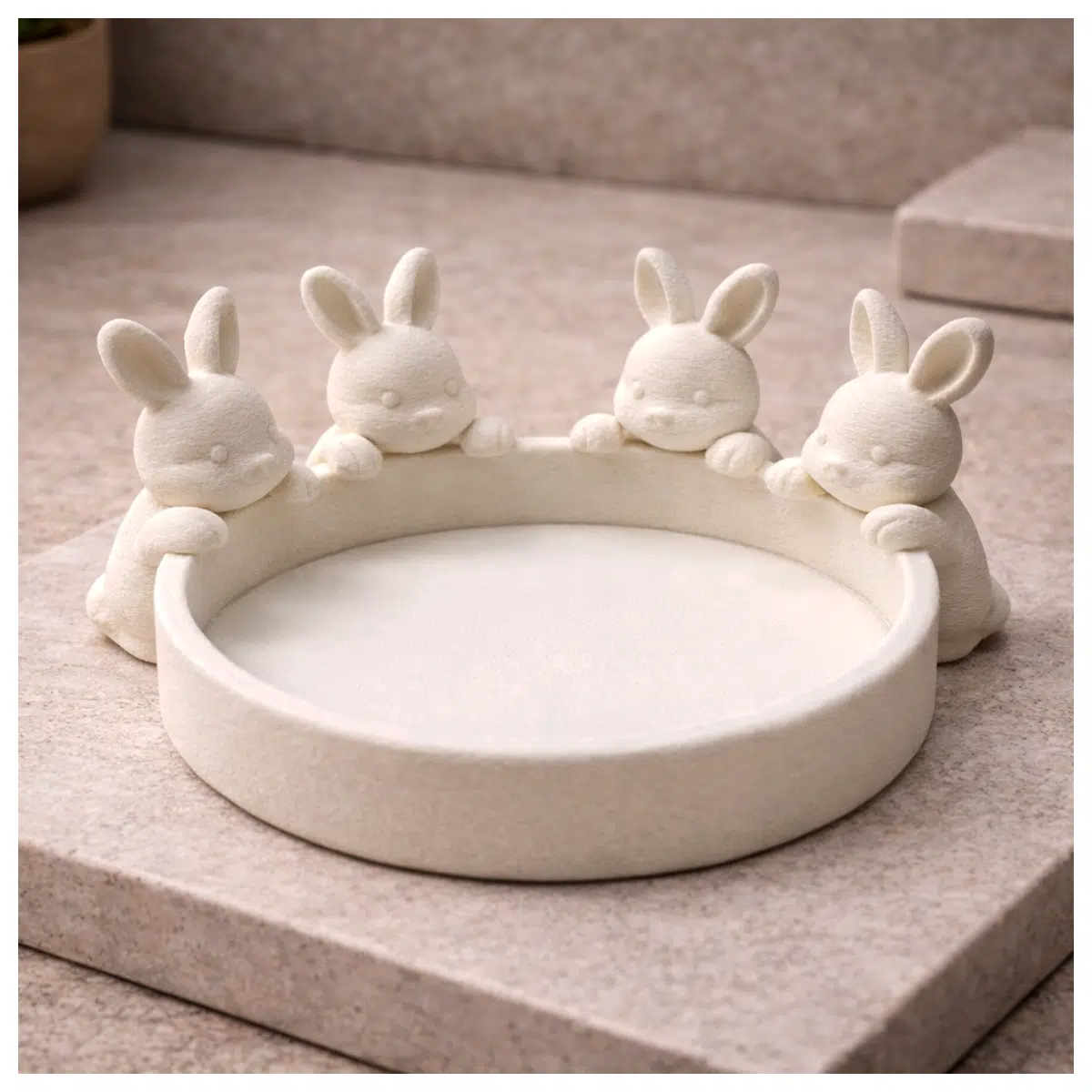 Easter Bunny Egg Holder Creative Decoration Holiday Gift Decorative Accessory Easter Rabbit Toy Easter Decor