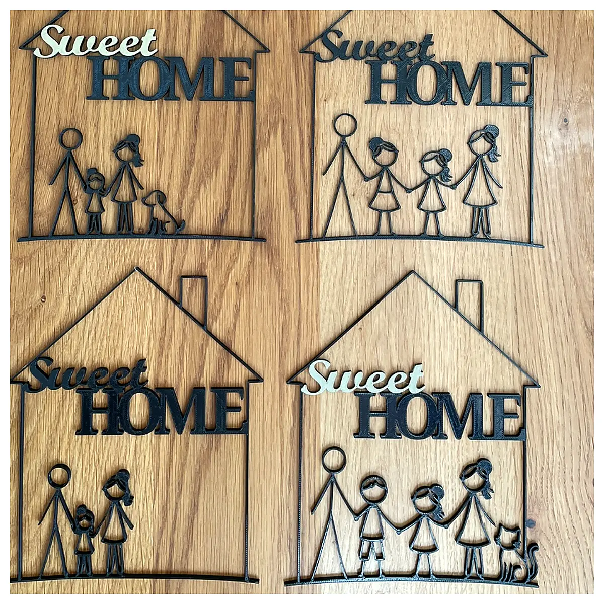 Door Sign Decor Family Charm Wall Hanging Items Door Nameplate Decorations Sweetheart Wall Art Signage Accessories