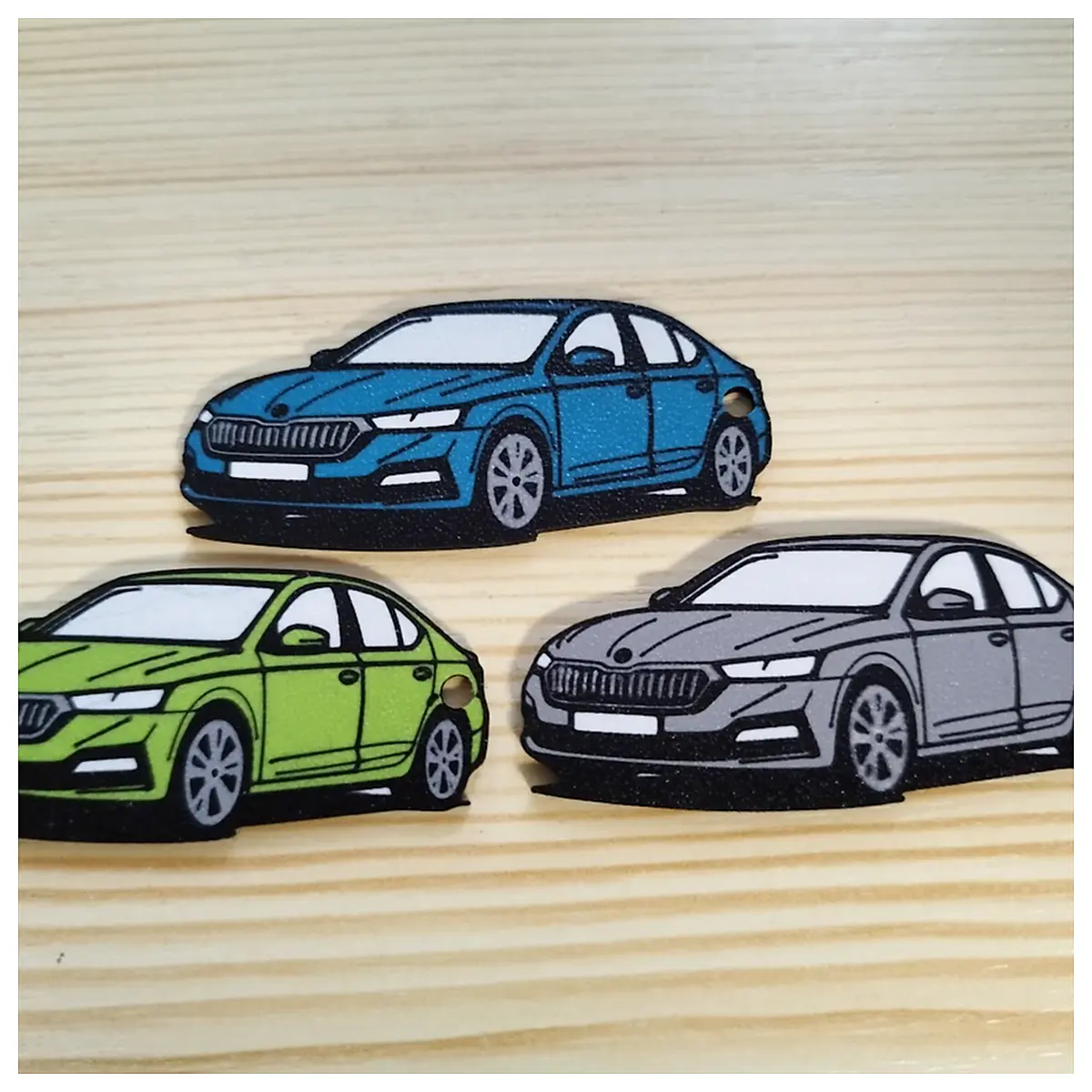 Octavia Keyring Car Accessories Keychains Decoration Car Parts 4th Gen Spare Parts