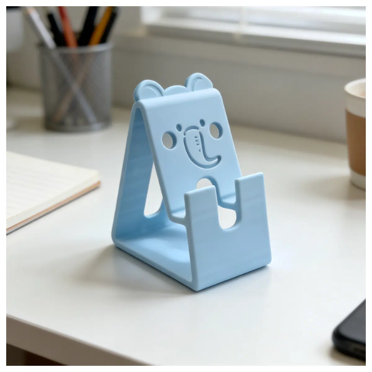 Elephant Phone Holder Animal Shaped Phone Stand Creative Mobile Holder Desk Phone Stand Lazy Decor Animal Figurine