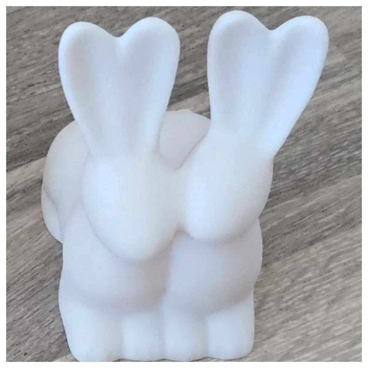3D Scan Decorative Easter Rabbits Model Toy Figurine Creative Art