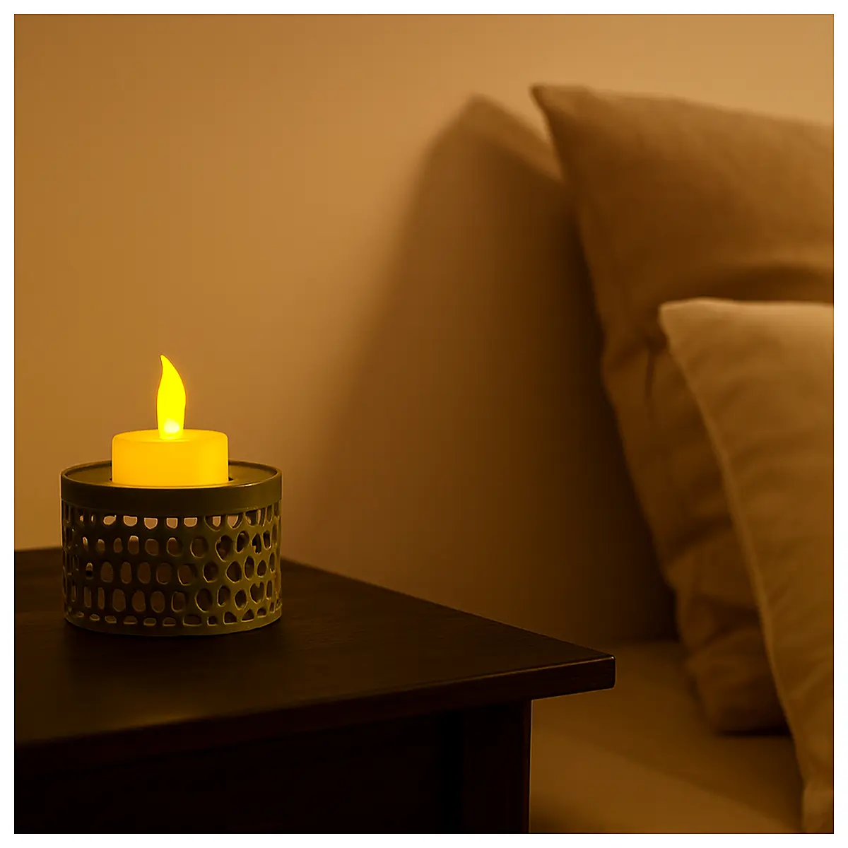 Voronoi Style Candle Holder Decorative Accent Modern Art Home Decor Ceramic Sculpture