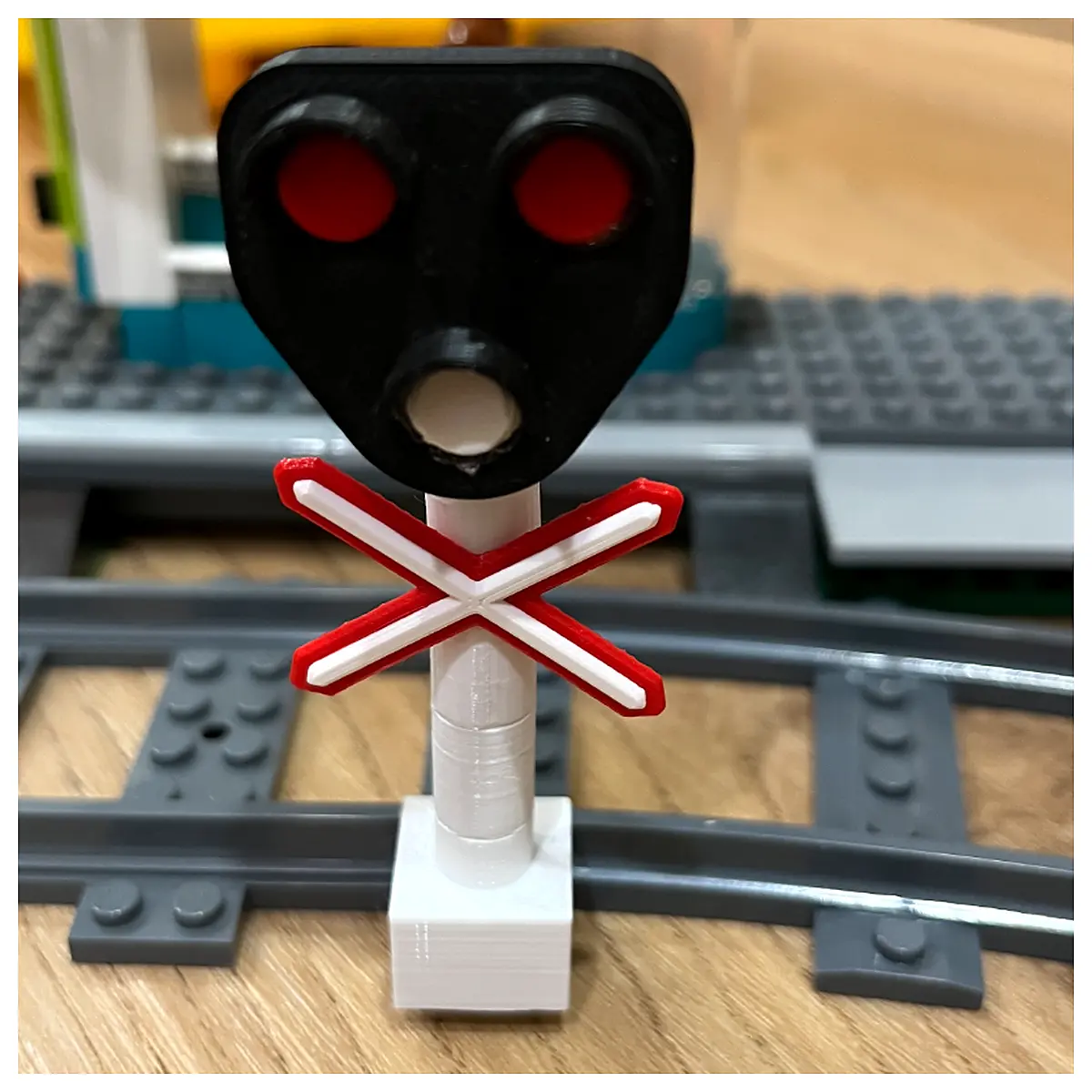 Building Blocks Train Signal Toy Train Crossing Signal Model Train Parts Track Model Signals