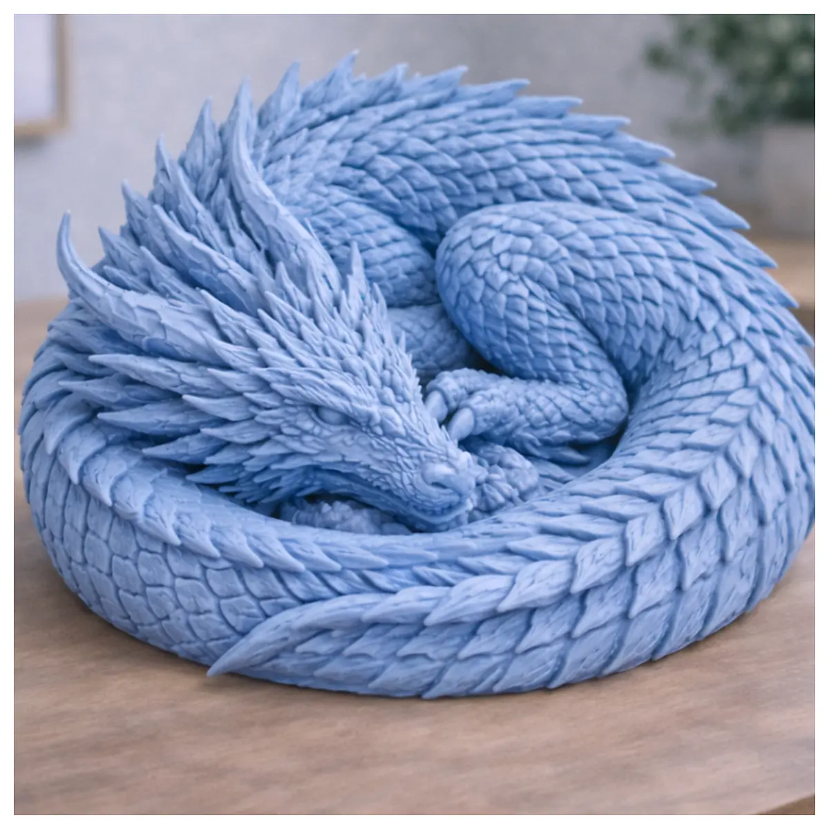 Dragon Statue Figure Sleeping Dragon Sculpture Decoration Art Piece Display Accessories Sleep Dragon Parts