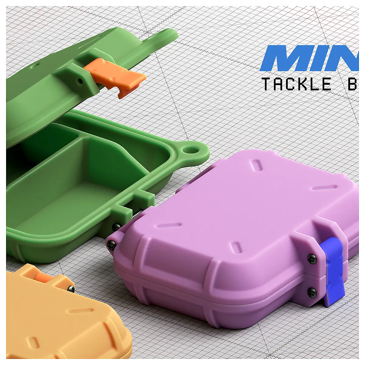 Mini Fishing Tackle Box Storage Box Fishing Gear Organizer Tackle Case Fishing Accessories Tackle Box Fishing Tools