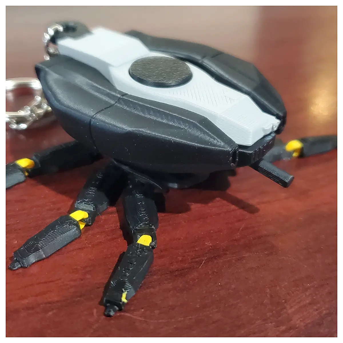 Mini Fort Keychain Rotating Toy Jointed Figures Collectible Accessories Model Parts