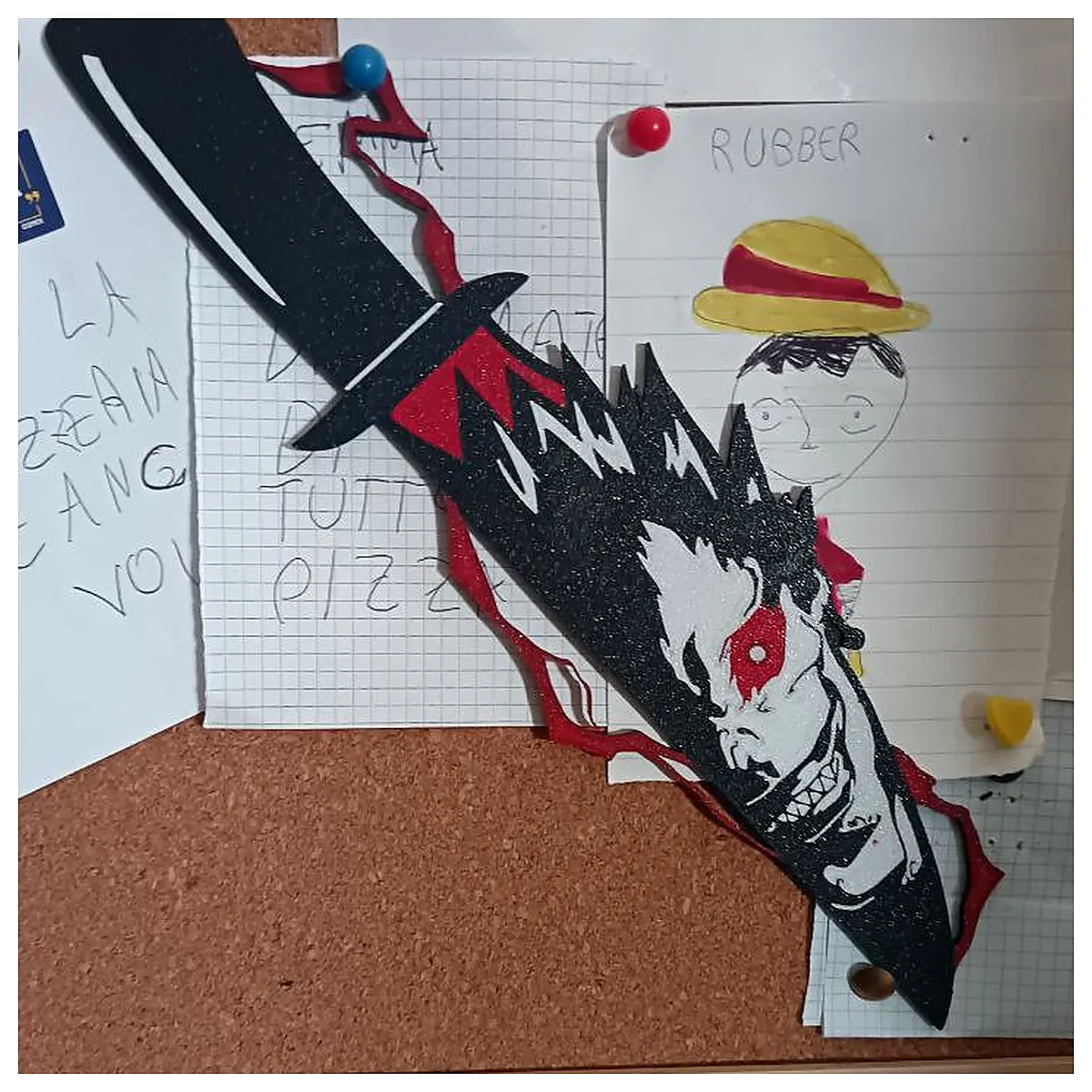 Ryuk Wall Art Display Stand Anime Collection Wall Decor Hanging Shelf Figurine Anime Merchandise