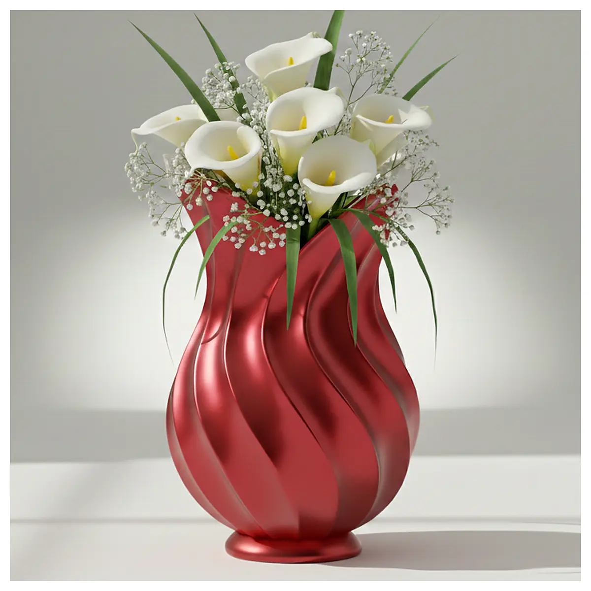 Vortex Vase Art Ceramic Vase Decorative Flower Vase Modern Home Decor ful Options