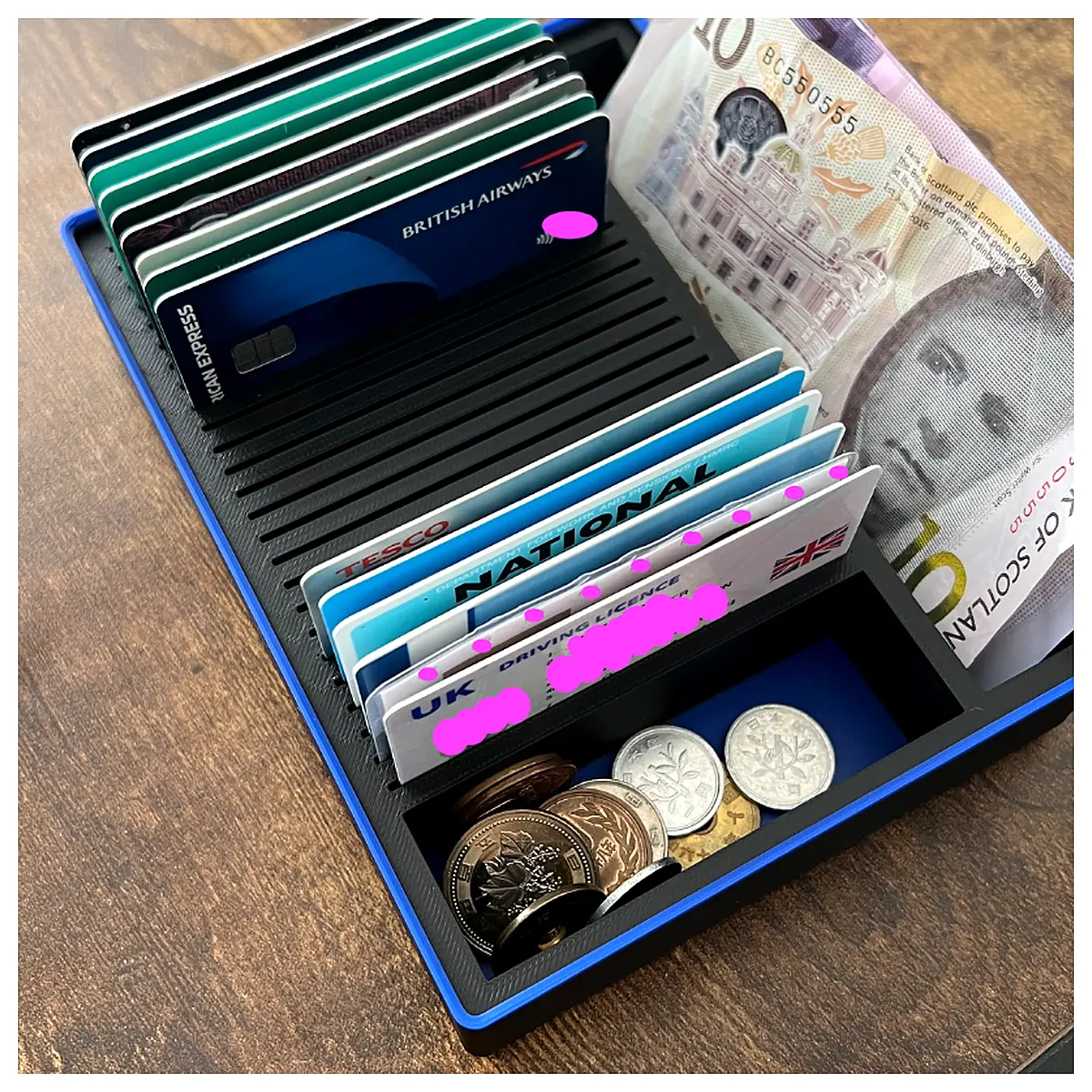 Card Organizer Wallet Holder Multi Card Storage Card Protection Organizer Wallet Accessories