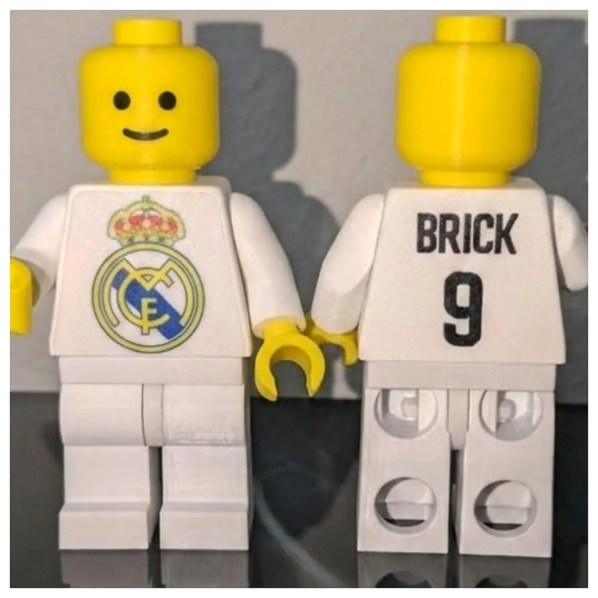 Large Building Blocks Real Madrid 20cm Model Toy Construction Set Puzzle Collectible
