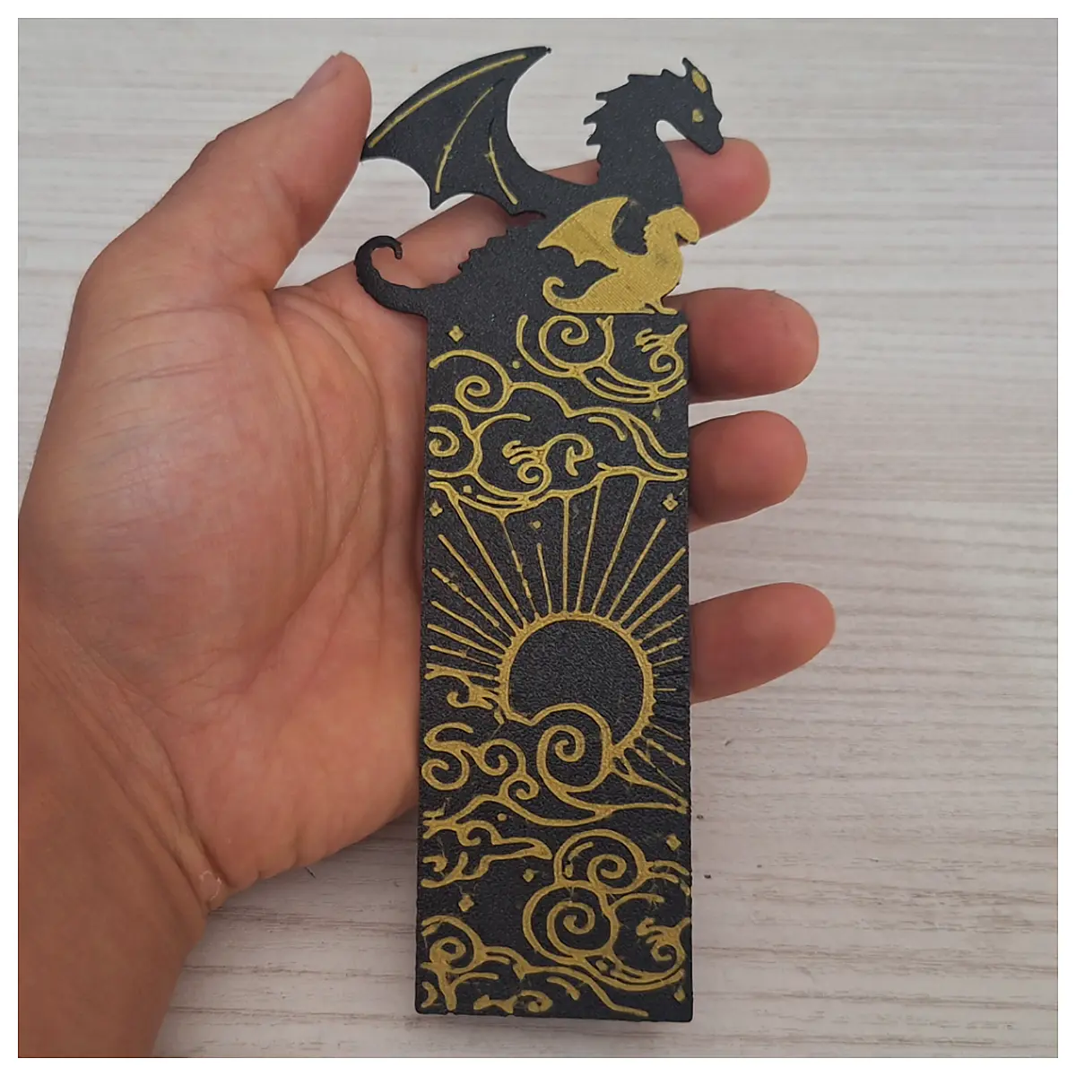 Fourth Wing Bookmark Dragon v2 Collectible Anime Figures Dragon Theme Display Piece Toy Collectibles