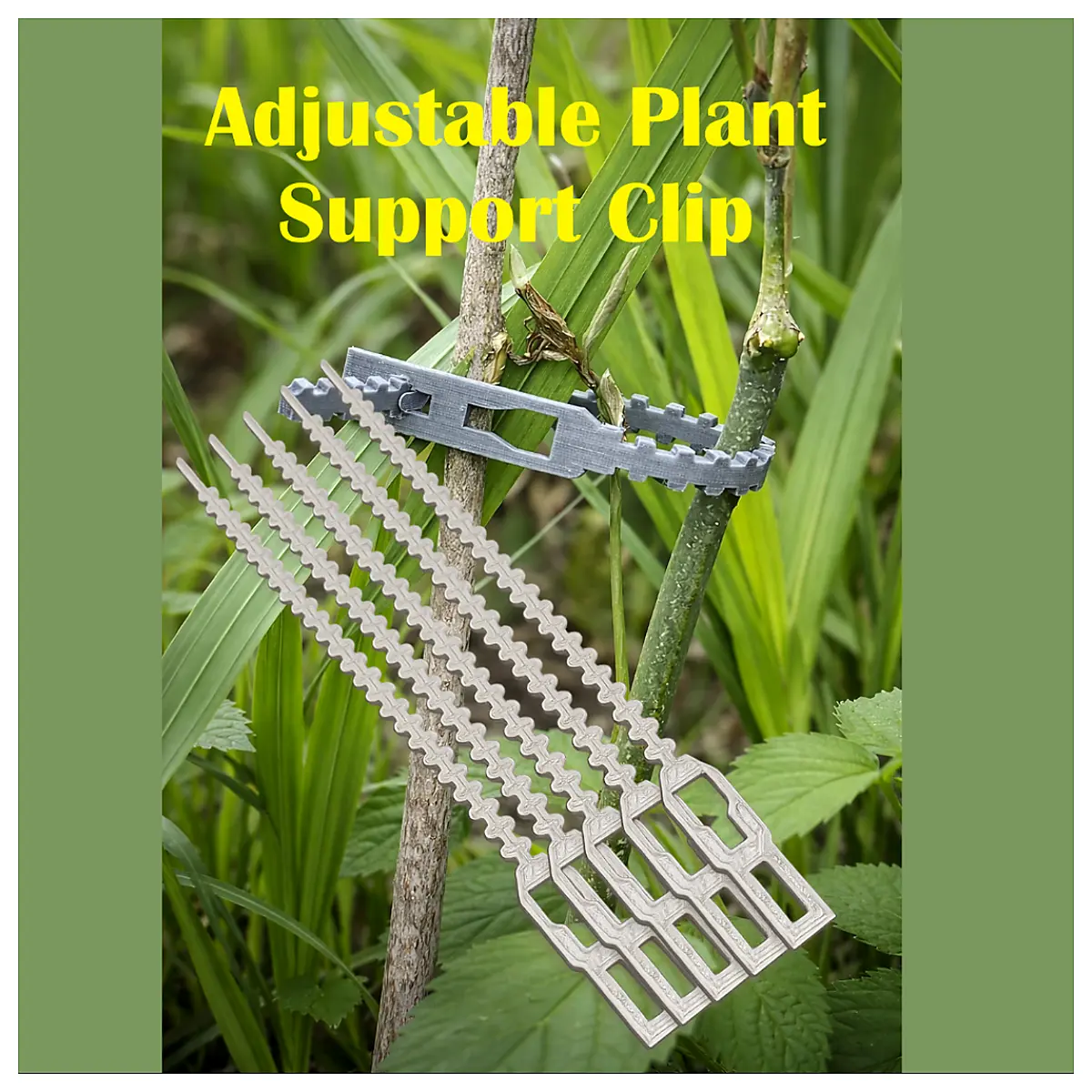 Adjustable Plant Support Clips Garden Stakes Grow Support Root Protection Plant Trellis Gardening Tools