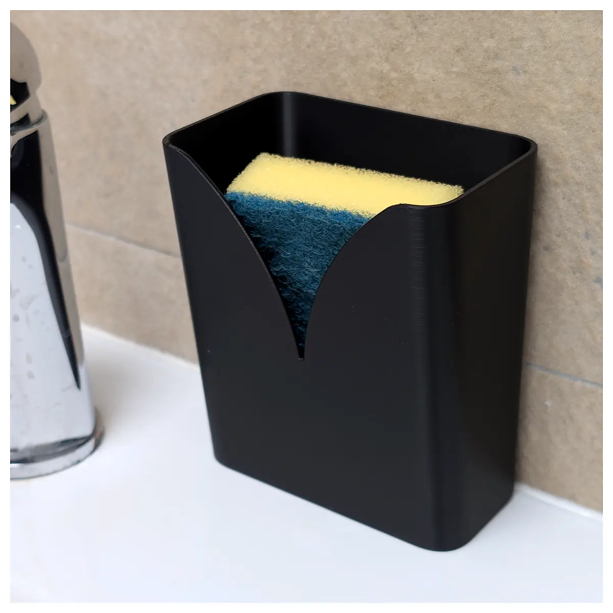 Kitchen Sponge Holder Drying Rack Seasoning Oil Kitchen Storage Drying Tray Multi Functional Seasoning