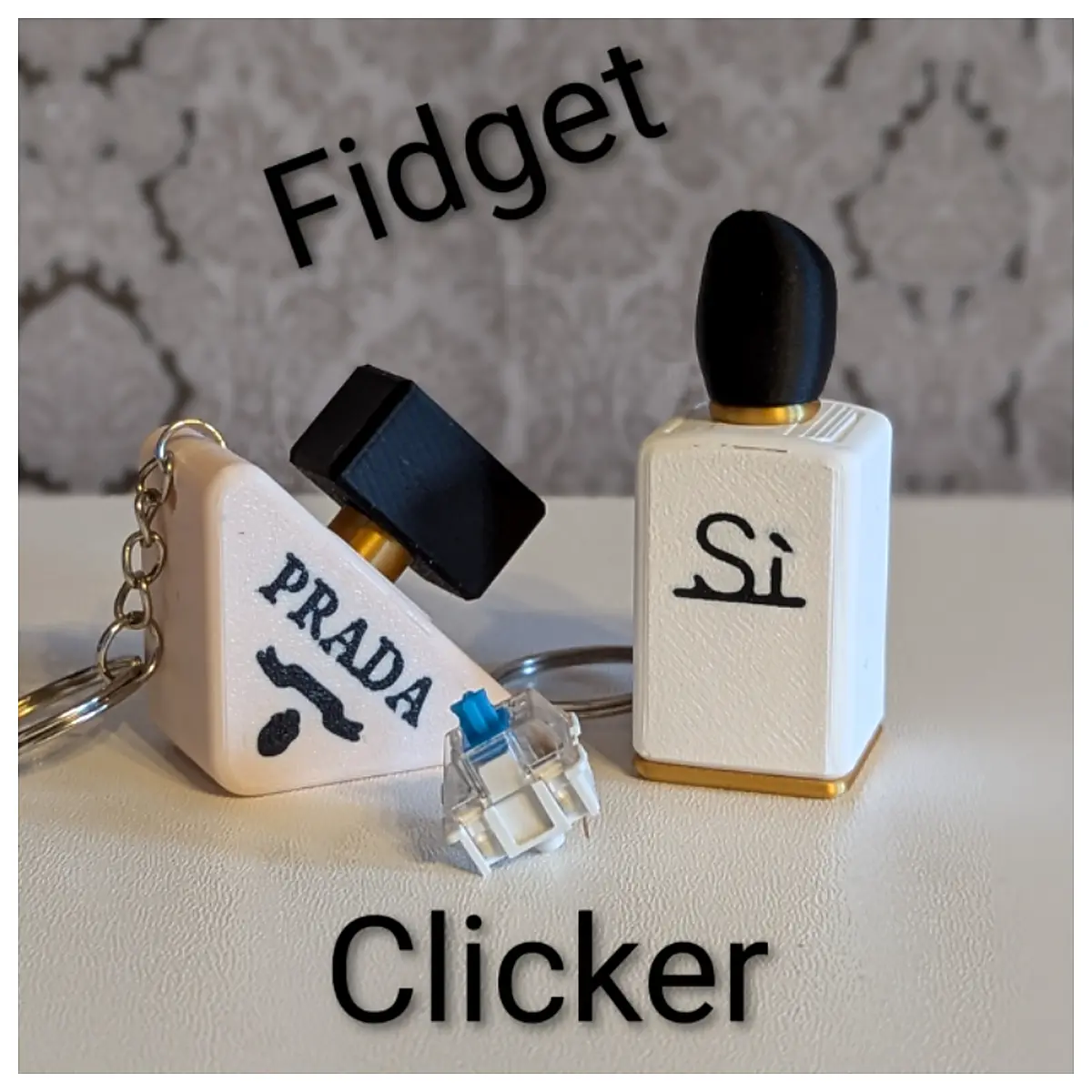 Stress Relief Perfume Trigger Clicker Atomizer Anxiety Relief Nozzle Diffuser Sprayer
